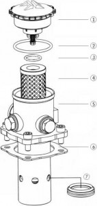 TF series external self sealing oil absorption filter2